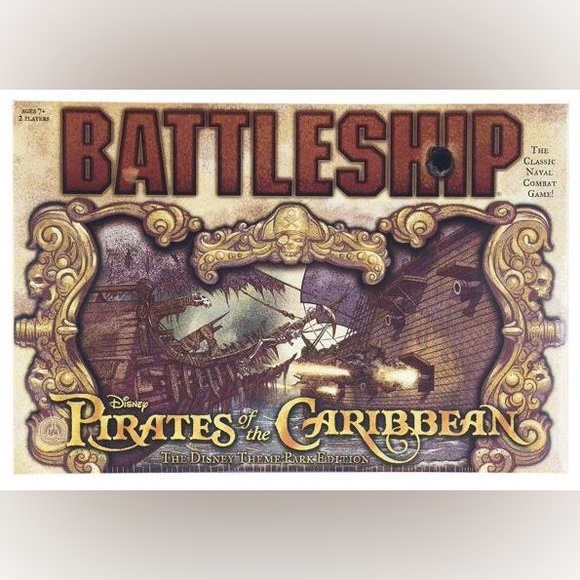 Disney Parks Theme Park Edition Pirates Caribbean BATTLESHIP Board Game NEW - Picture 1 of 5